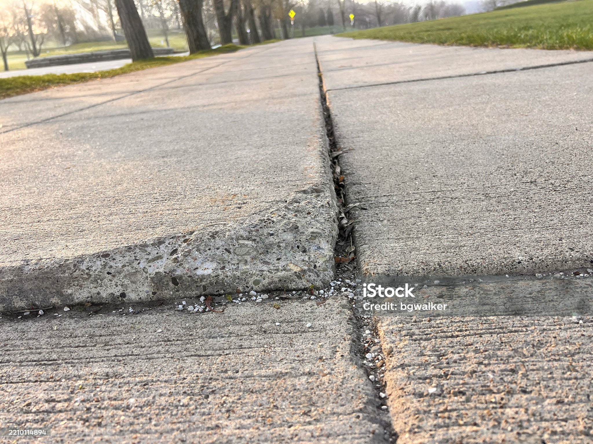 After leveling - smooth and safe concrete surface